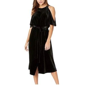 NWT Bishop & Young Black Velvet Dress size Small